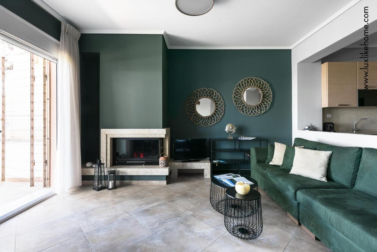 #Luxlikehome - Mediterranee Beachfront Summer House Kalyves Polygyrou Exterior photo